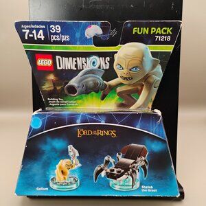 Lego Dimensions pack #71218 Lord of the Rings Gollum and Shelob the Great NEW NI